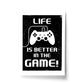 Funny Gaming Sign Retro Gaming Print For Boys Bedroom Man Cave