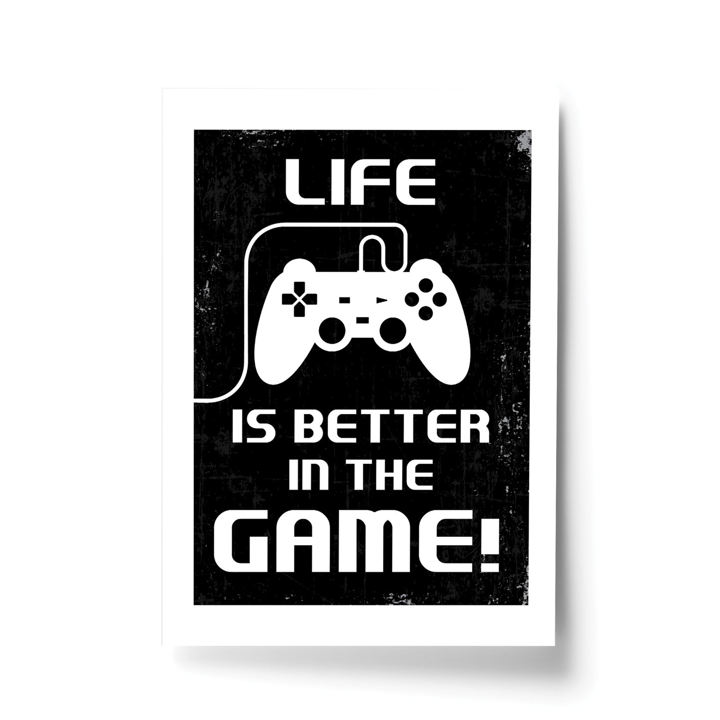 Funny Gaming Sign Retro Gaming Print For Boys Bedroom Man Cave