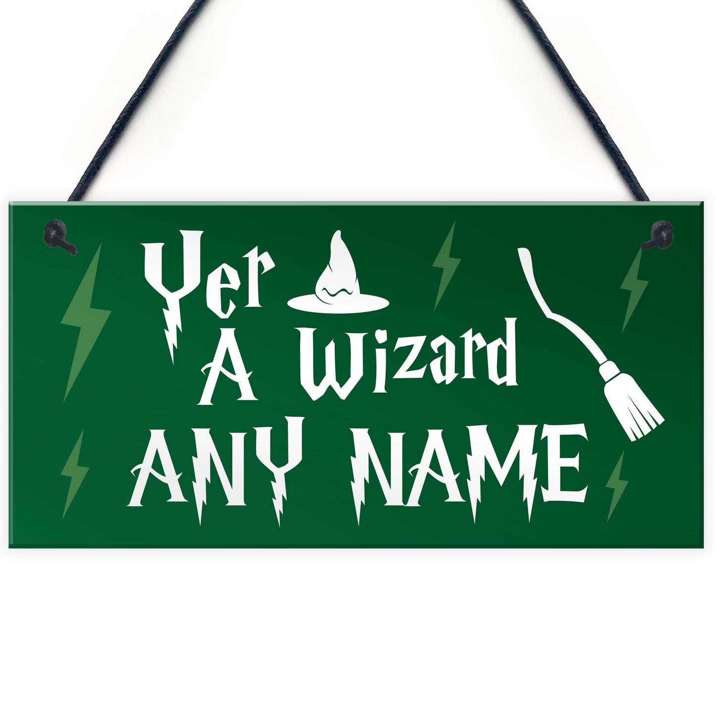 Personalised Wizard Bedroom Sign Magic Theme Gifts For Him Her