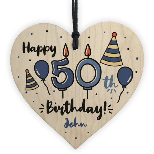 Quirky Personalised 50th Birthday Gift For Him Her Mum Dad