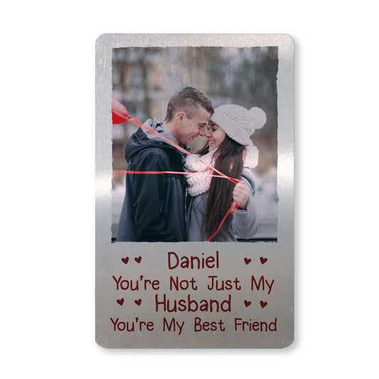 Novelty Gift For Husband Personalised Photo Wallet Insert