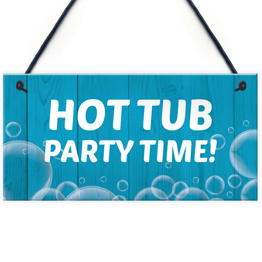 Funny Hot Tub Sign Quirky Hot Tub Accessories Garden Decor