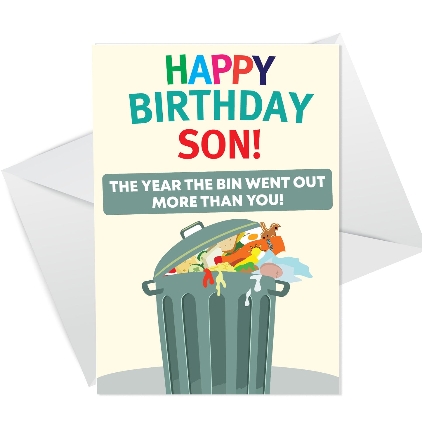 Funny Birthday Card For Son Lockdown Theme Novelty Card