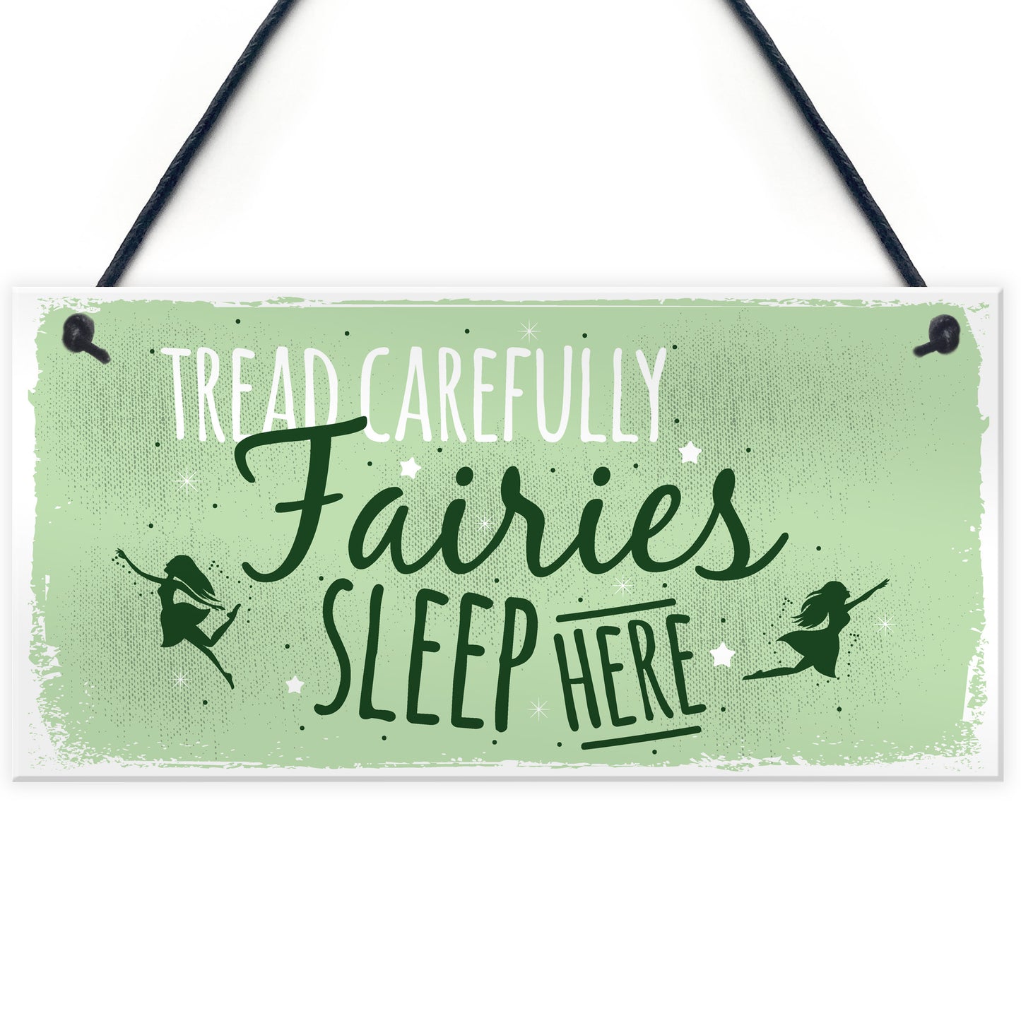 Fairies Sleep Here Garden Fairy Sign Plaque Home Gift Friend