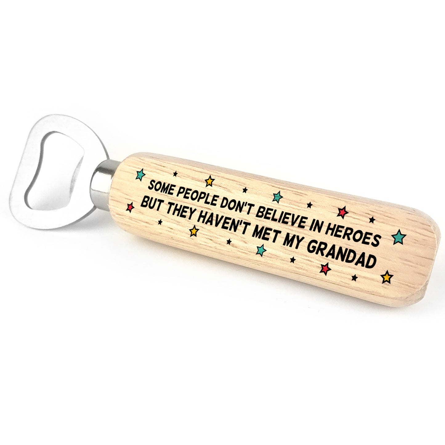 Wooden Bottle Opener Gift For Grandad Birthday Fathers Day Gift