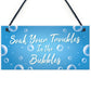 Hot Tub Hanging Decor Signs For Garden Novelty Lazy Spa Hot Tub