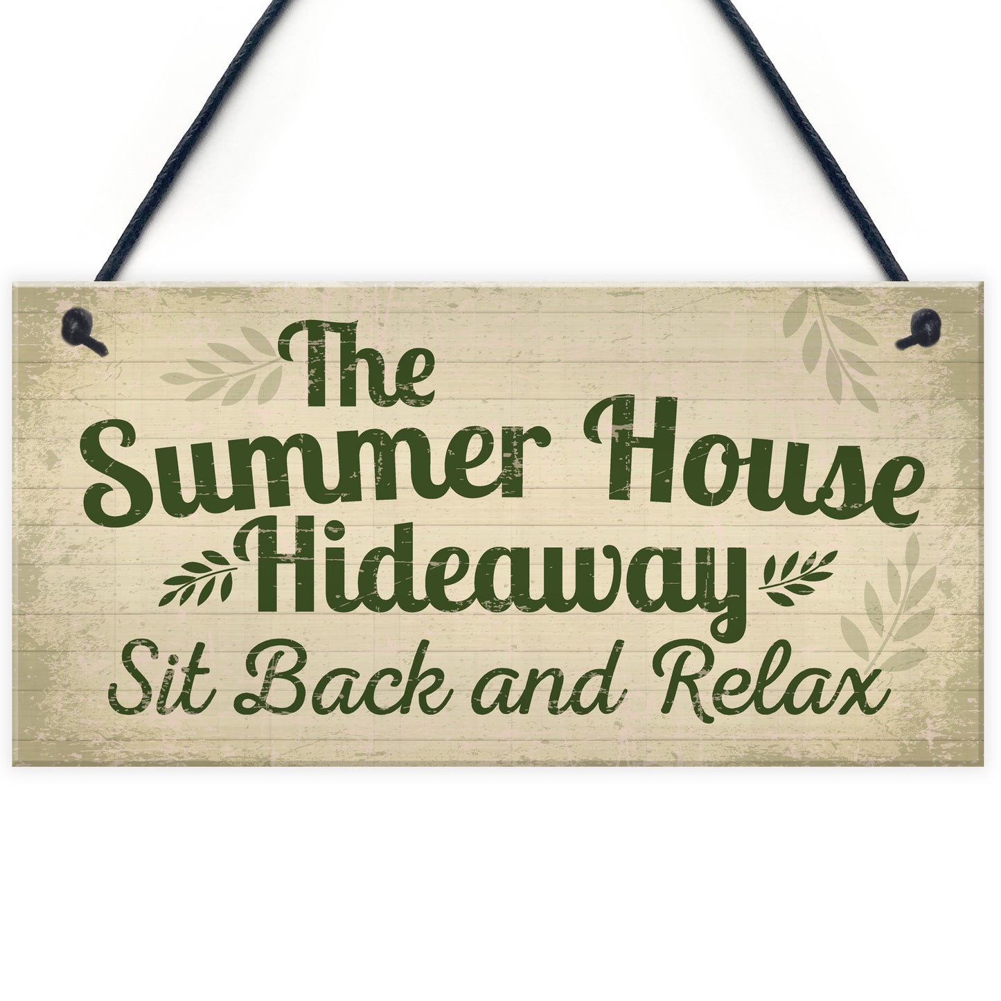 Garden Sign The Summer House Novelty Plaque Garden Shed Sign