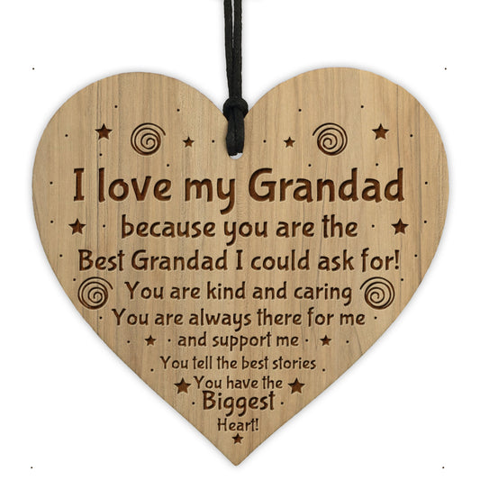 Grandad Gifts LOVE Gift For Grandad Birthday Christmas Engraved