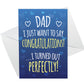 Funny Birthday Fathers Day Card For Dad Humour Card