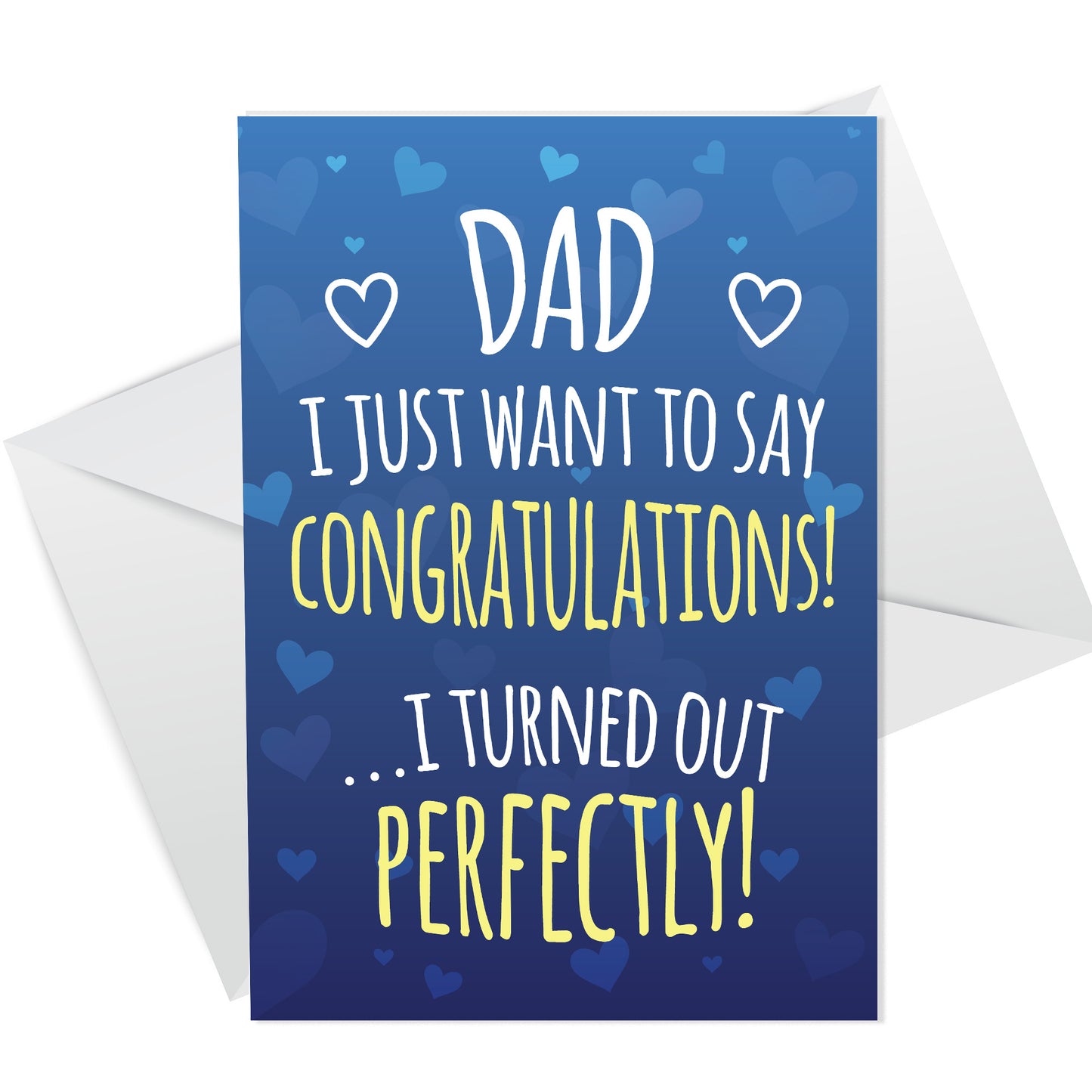 Funny Birthday Fathers Day Card For Dad Humour Card