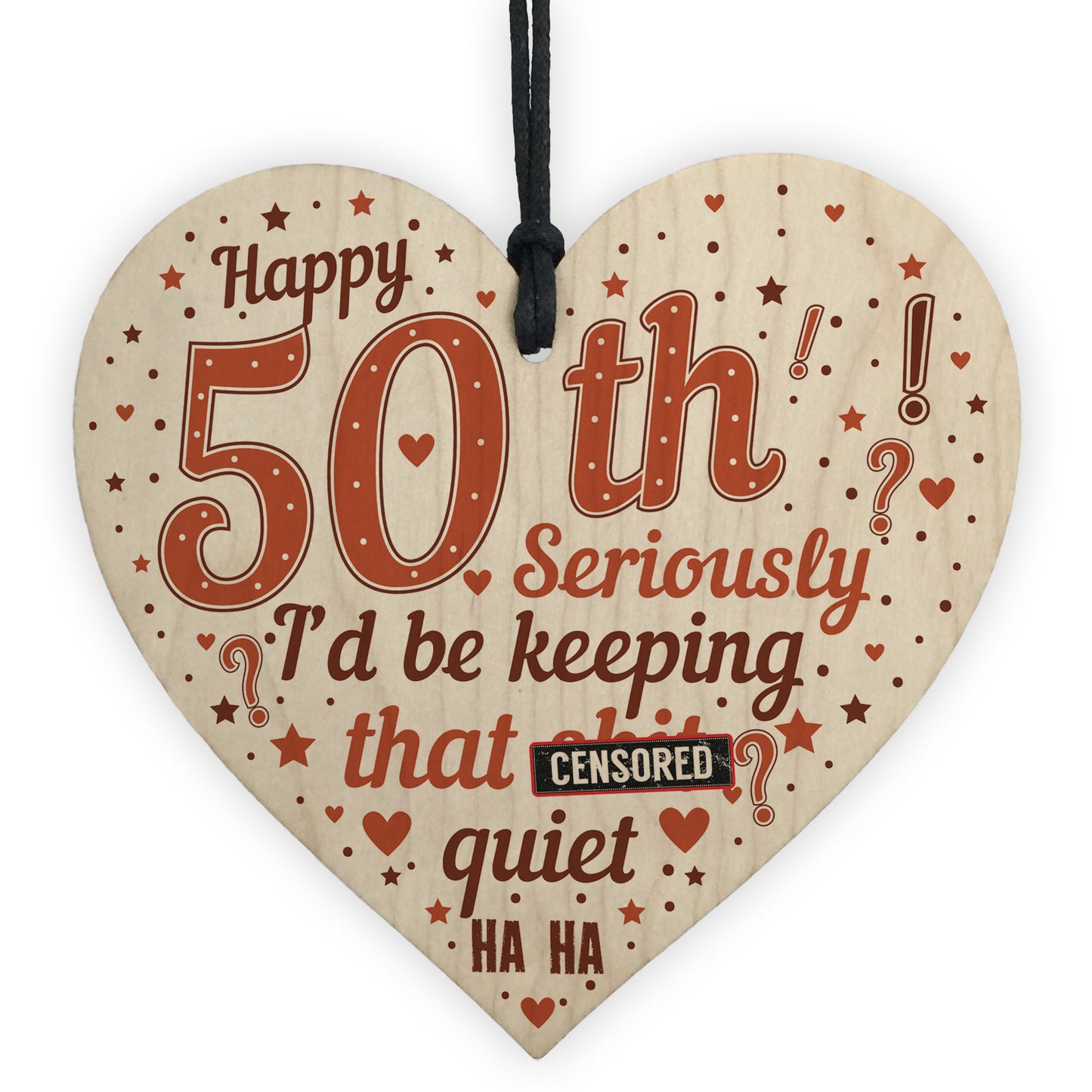 FUNNY 50th Birthday Gifts For Men Women Mum Dad Brother Sister