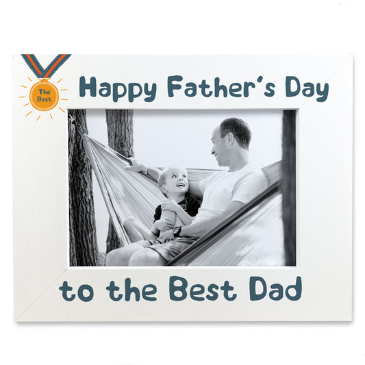 Fathers Day Gift For The Best Dad Photo Frame Wood Dad Gifts