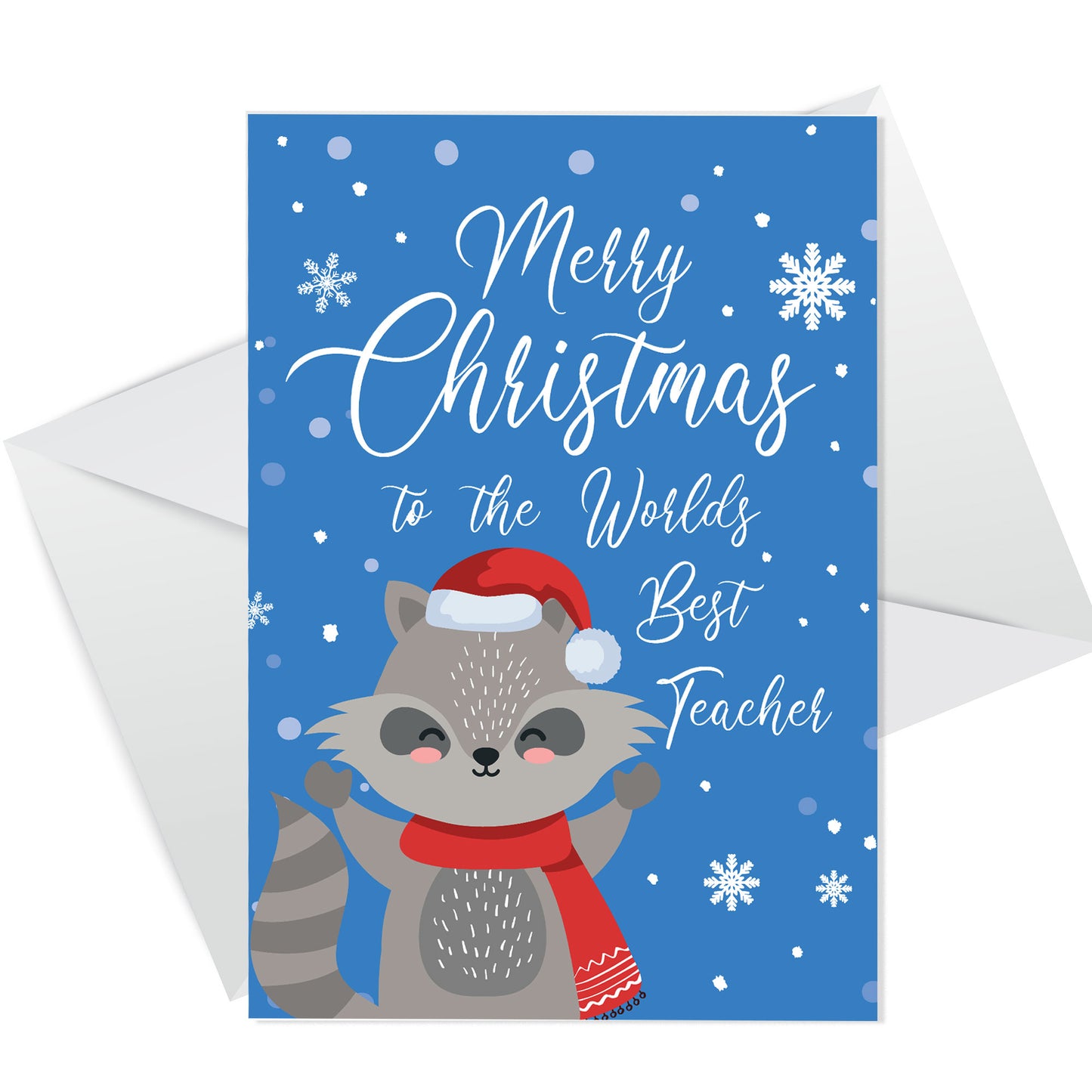 Christmas Card For Teacher Childrens Kids Thank You Card