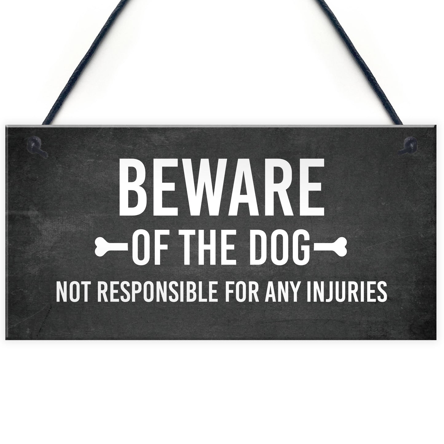 Funny Beware Of The Dog Sign Hanging Plaque Garden Shed Fence