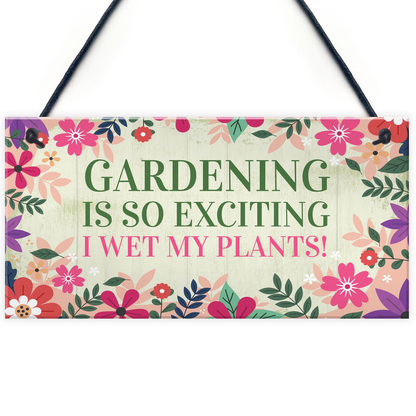 Funny Garden Plaque Gardening Gifts Hanging Garden Shed Signs