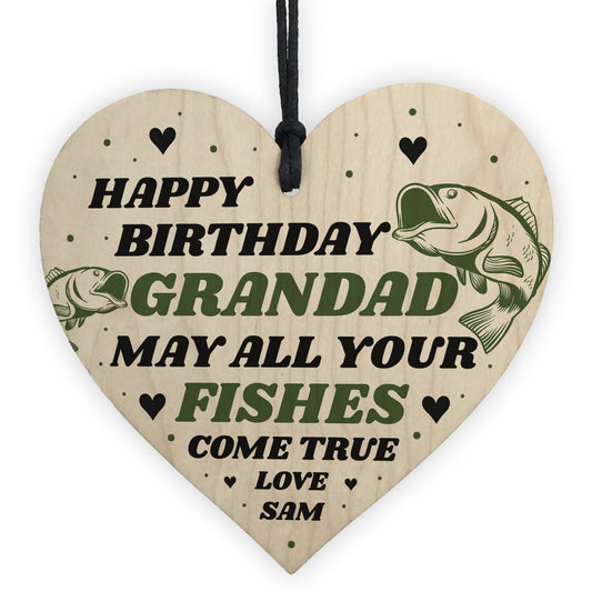 Funny Birthday Gift For Grandad Personalised Fishing Gift Humour