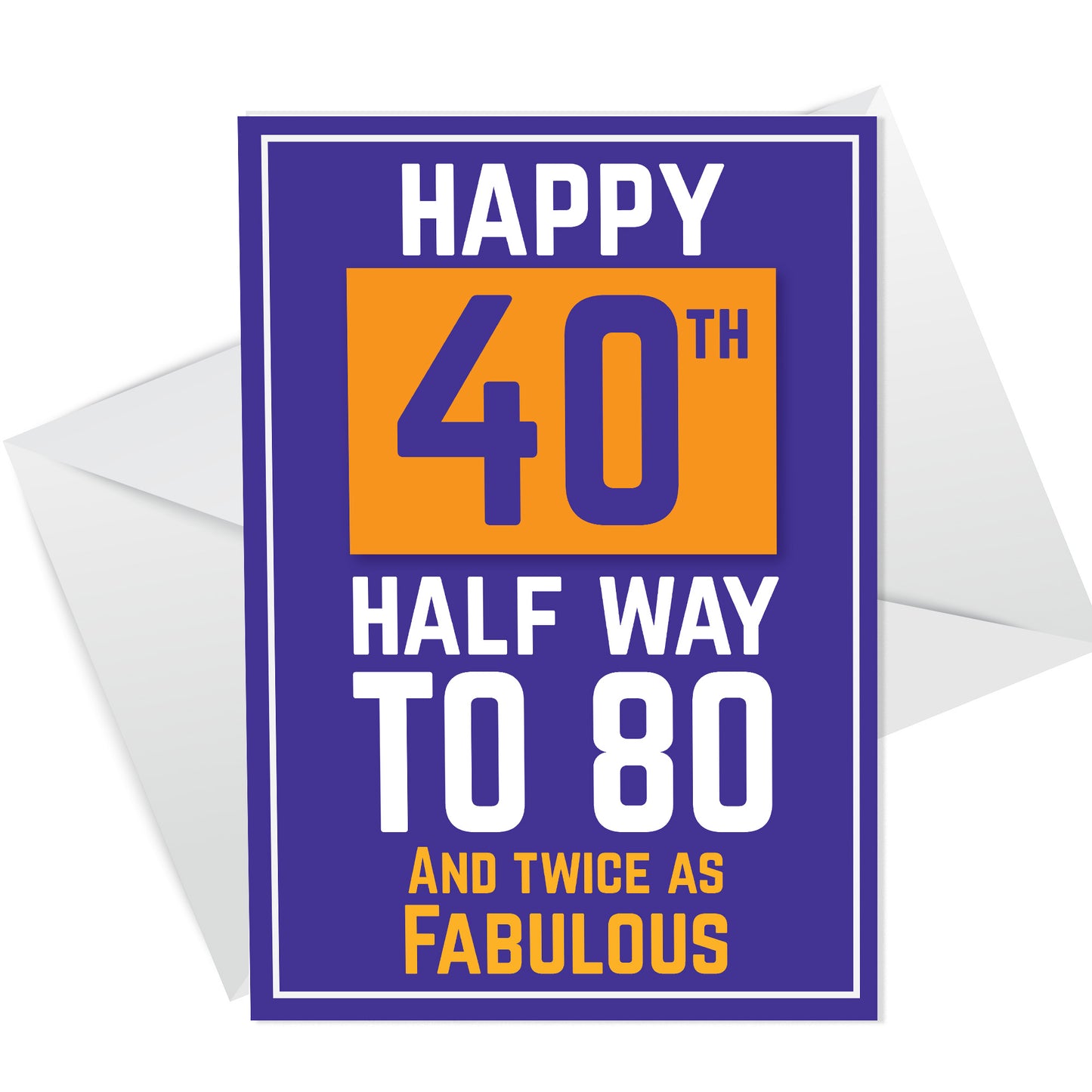 Funny 40th Birthday Cards For Him Her 40th Birthday Card Mum Dad