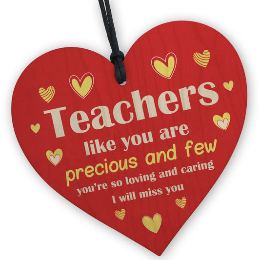 Teacher Gifts Wooden Heart Thank You Teacher Nursery Gifts