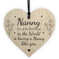 Mothers Day Gift For Nanny Heart Thank You Birthday Gift