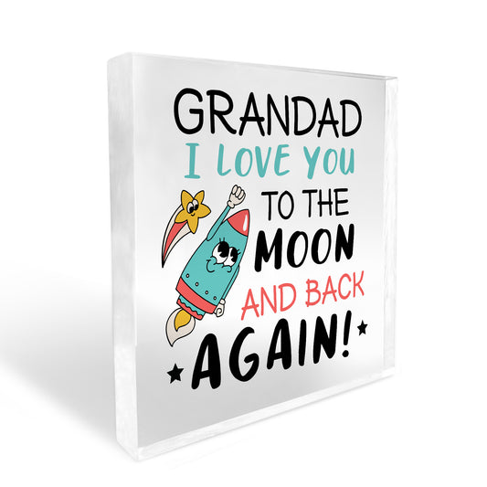 Grandad Gifts Freestanding Plaque Gift Christmas Birthday