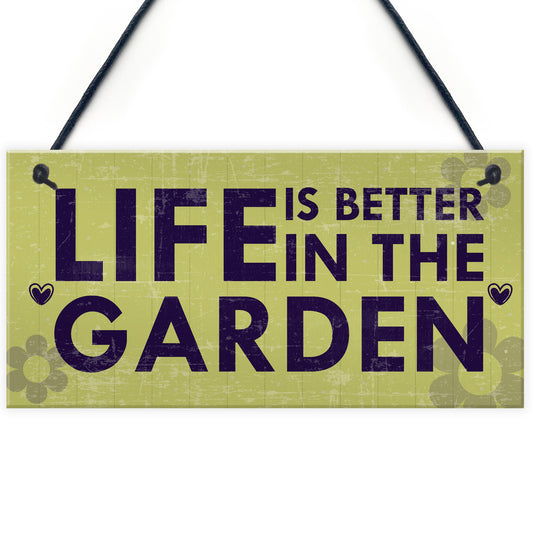 Outdoor Garden Sign SummerHouse Garden Shed Plaque Garden Gift