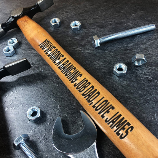 Personalised Fathers Day Gift For Dad Engraved Hammer Gifts