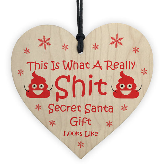 Funny Secret Santa Gift For Her Heart Secret Santa Gift For Him