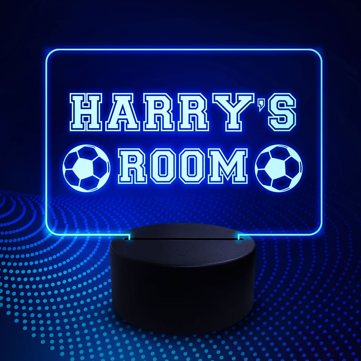 Personalised Boys Bedroom Sign Football Sign Gift For Footballer