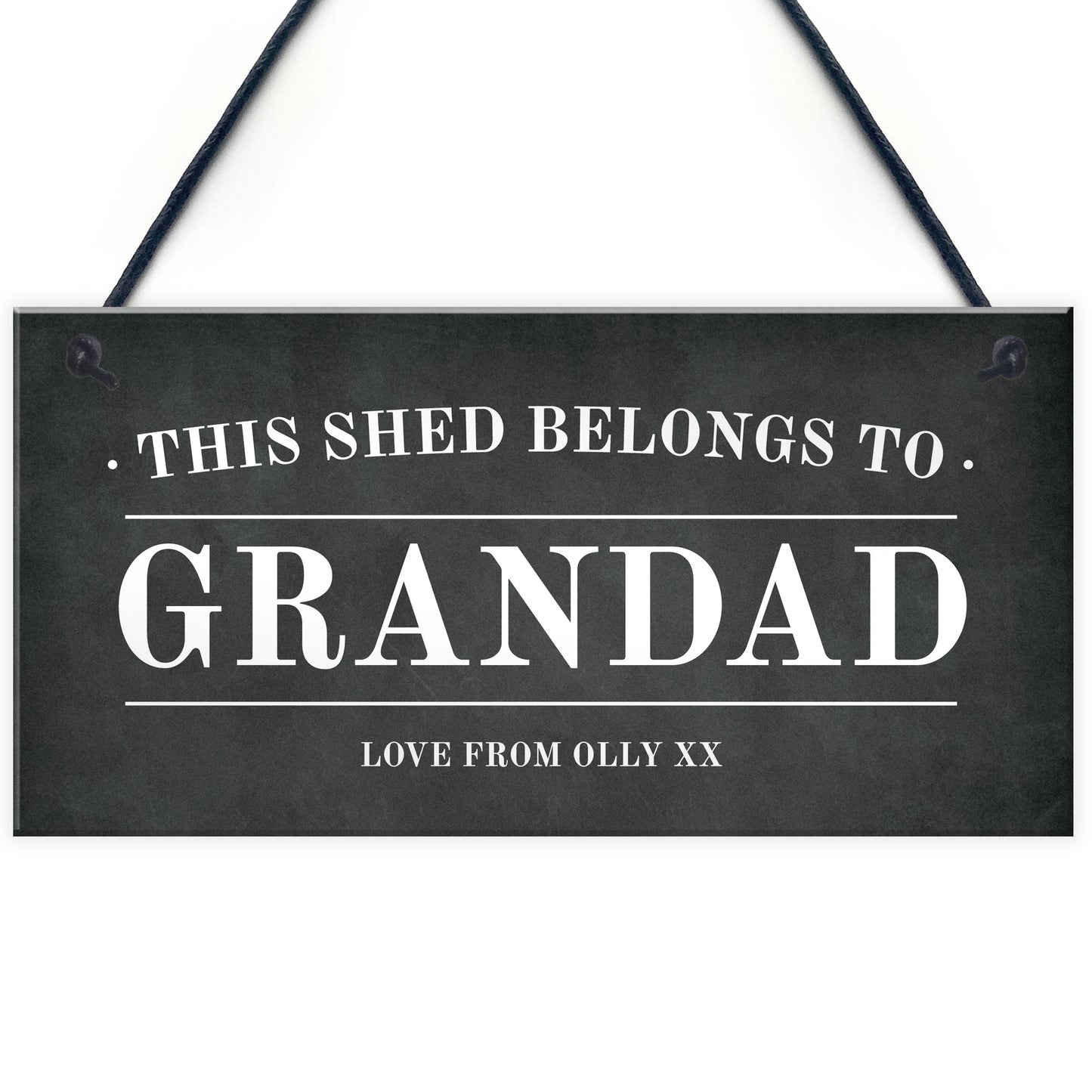 Novelty Shed Sign Personalised This Shed Belongs To Man Cave