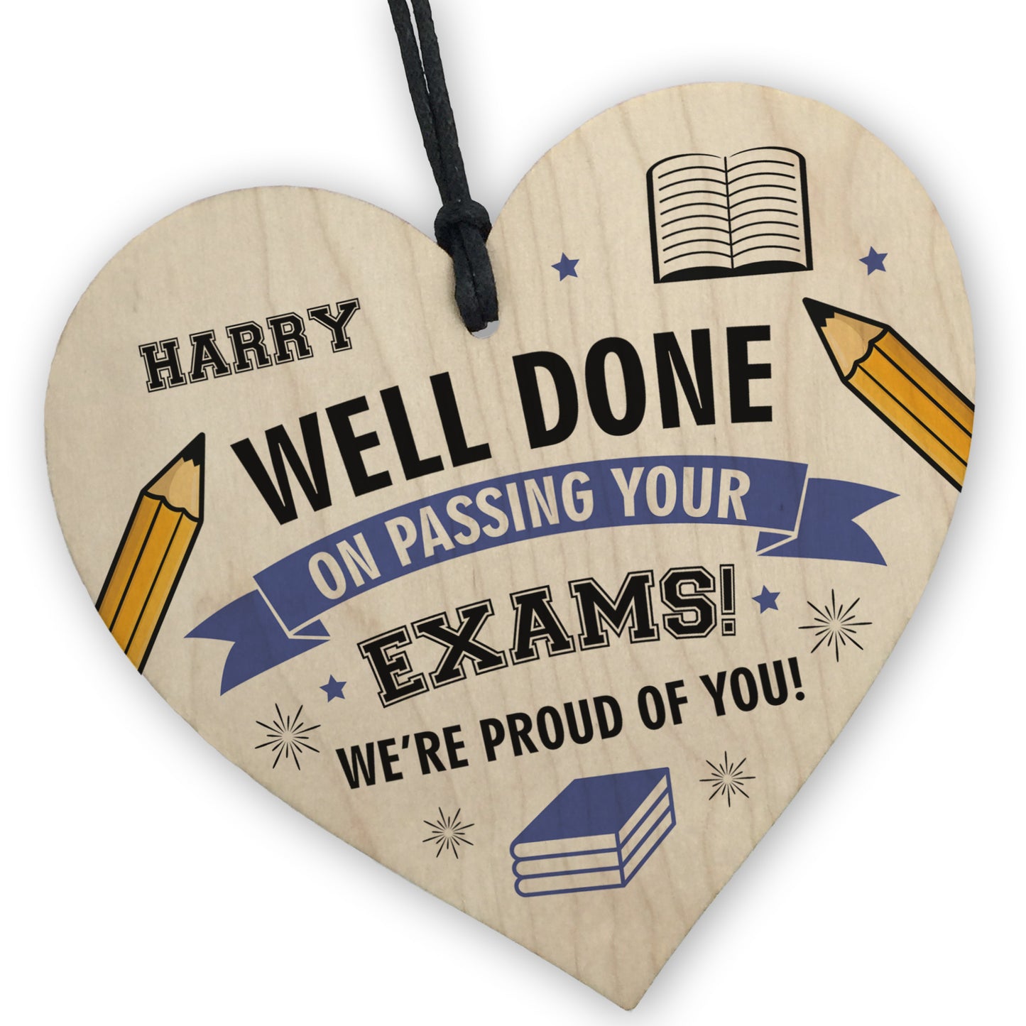 Personalised Well Done On Passing Your Exams GCSE A Level Gift