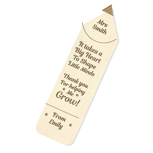 Teacher Appreciation Gifts Personalised Bookmark Thank You Gifts