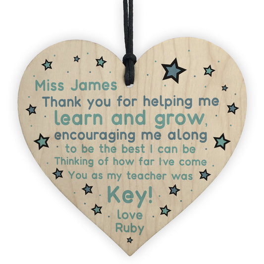 Personalised Teacher Gifts Special Thank You Gift For Assistant