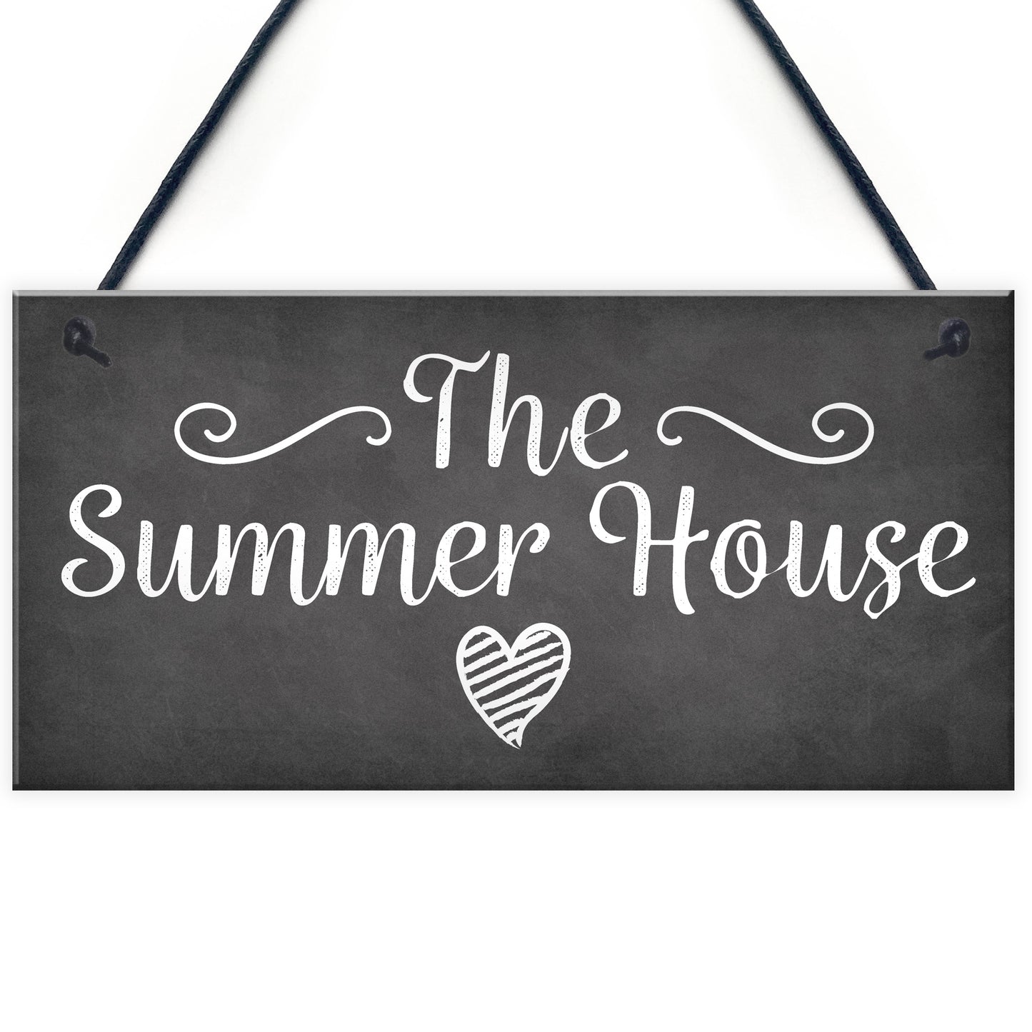 The Summer House Plaque Garden Shed Hanging Wall Door Sign