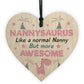 Gift For Nanny For Mothers Day Nannysaurus Birthday Gift