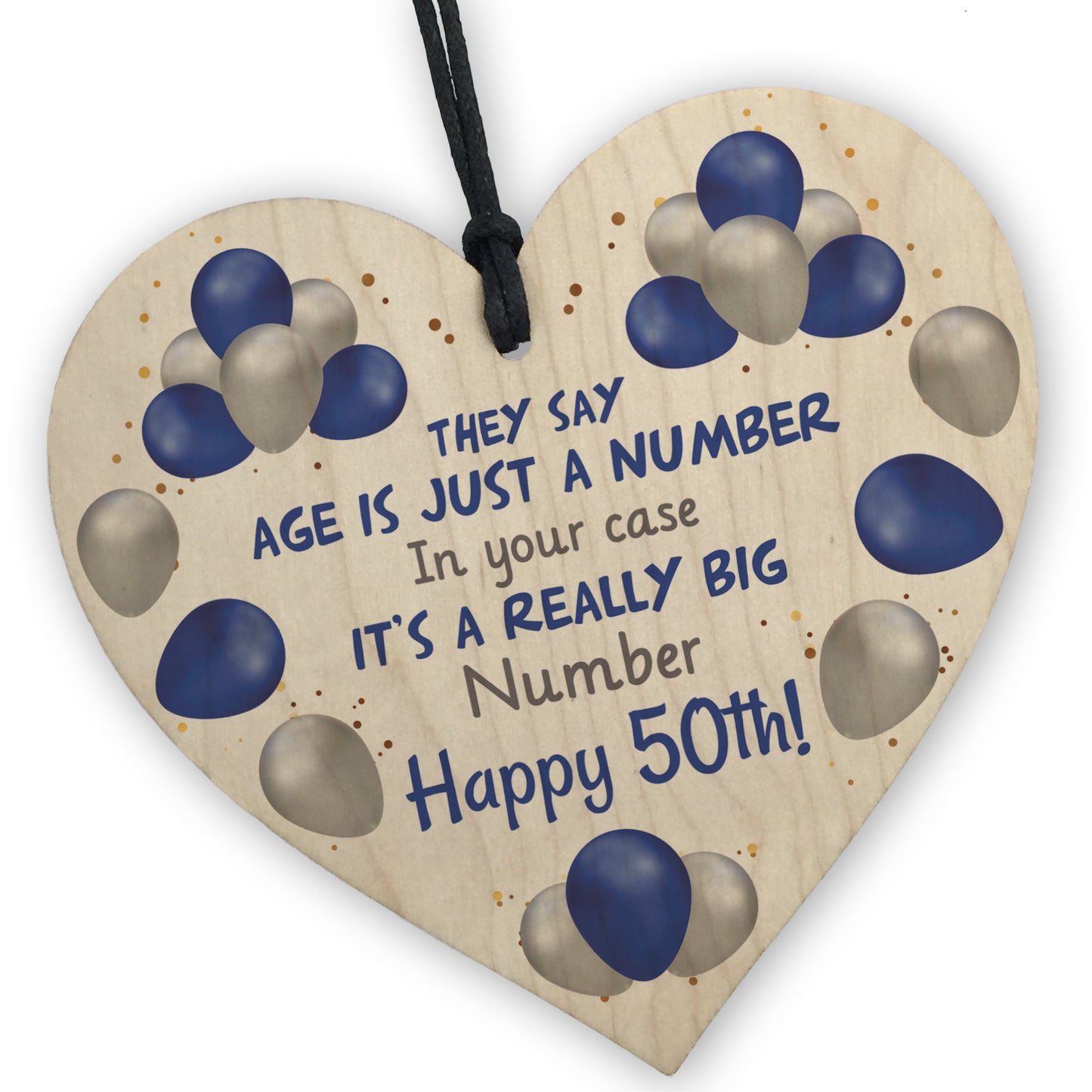 Birthday Gifts For 50th Birthday Wood Heart Hilarious Gift