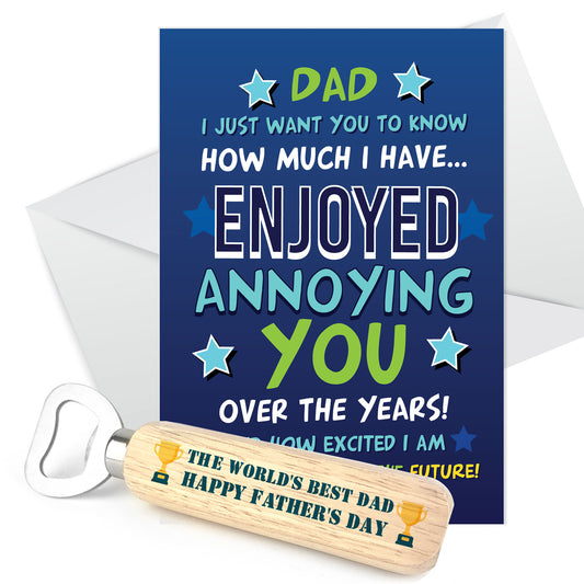 Funny Fathers Day Card For Dad From Son Or Daughter BEST DAD