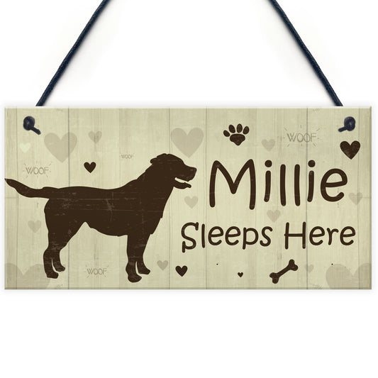 Funny Dog Signs For Home Personalised Wall Plaque Sign Xmas Gift