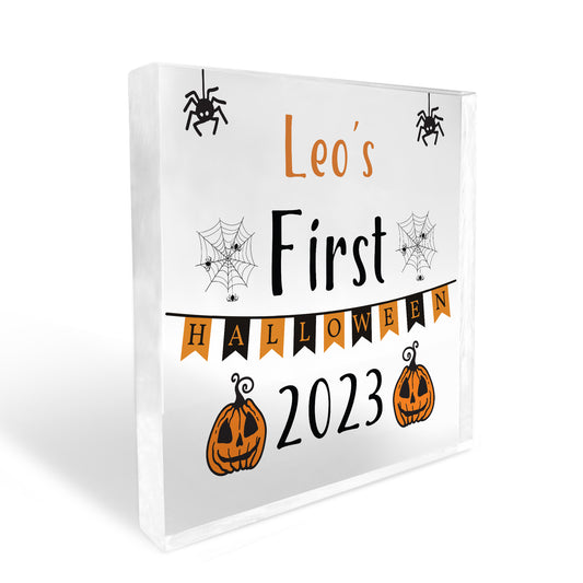 My First Halloween Gift Personalised Halloween Gift Decoration