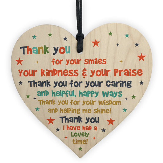 Thank You Gift for Teacher Teaching Assistant Nursery Teacher