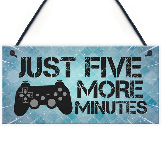 Funny Gamer Gift For Son Gaming Sign ManCave Sign Playstation