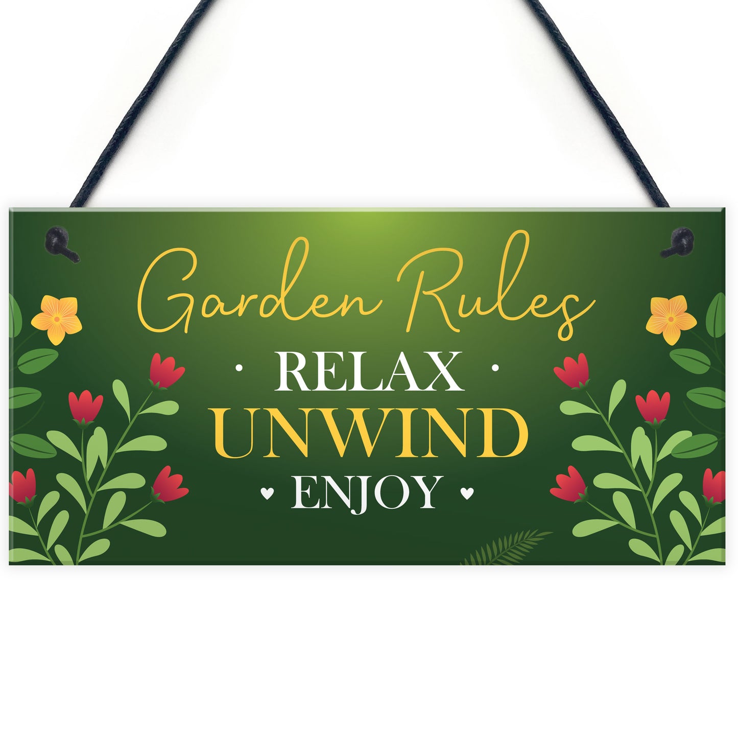 Garden Sign Outdoor Plaque Summerhouse Decking Shed Sign