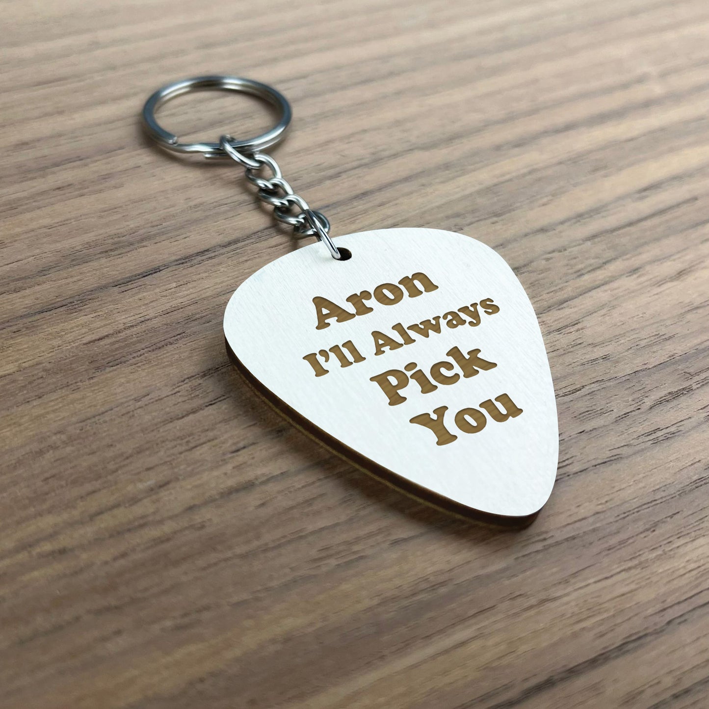 Custom Engraved Guitar Pick Plectrum GUITARIST Personalised