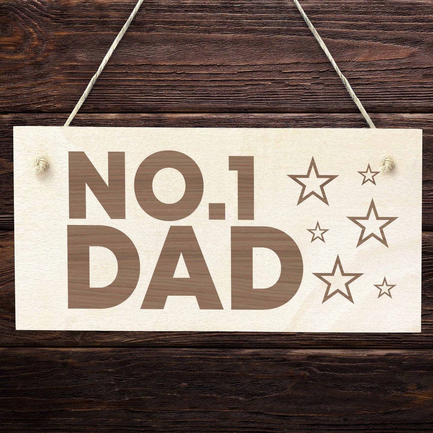 Fathers Day Gift For Dad Wood Hanging Sign Dad Birthday Gift