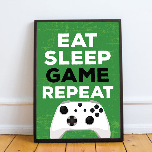 Gaming Poster For Boys Bedroom Gaming Room Gamer Gift For Son