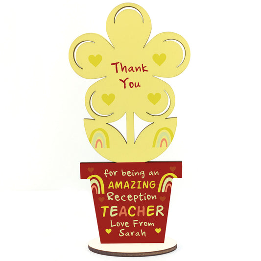 Teacher Gifts For Reception Teacher Personalised Thank You Gif