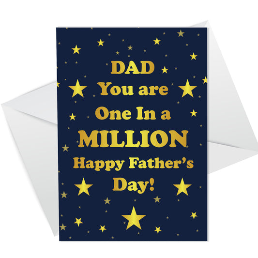 Fathers Day Card CUTE Love Cheeky Dad Daddy Father Card