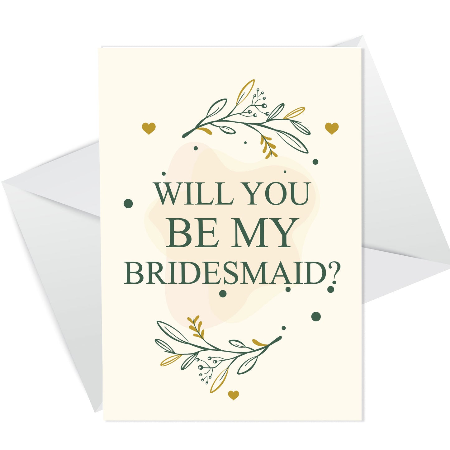 Will You Be My Bridesmaid Card Invite Invitation Card