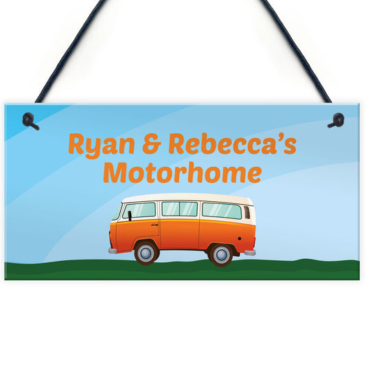 PERSONALISED Motorhome Sign Caravan Accessories Gift