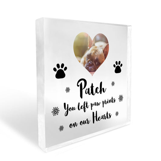 Personalised Pet Memorial Photo Plaque Dog Puppy Memorial