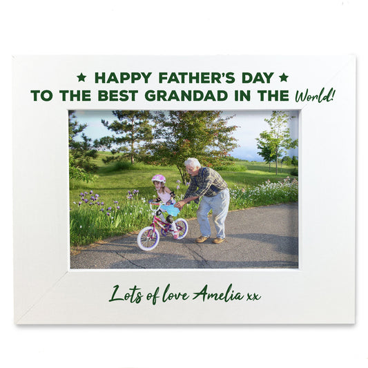 Personalised Fathers Day Gift Photo Frame Gift For Grandad Dad